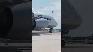 Airbus A380-800 Morning trip #munich #viral #airport