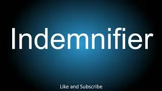 How to correctly pronounce in American and British English - Indemnifier.