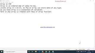 Introduction to Array