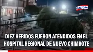 🔴🔵Sismos de 6.0 en Chimbote: Diez heridos fueron atendidos en el Hospital Regional de Nuevo Chimbote
