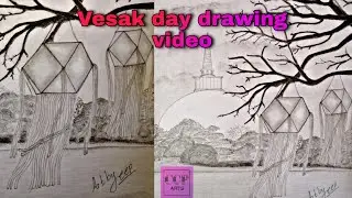 Vesak day pencil art video - CCP ARTS/pencil drawing