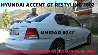 Hyundai Accent GT Serie 2 LC año 2002. Unidad 37.  Serie limitada.