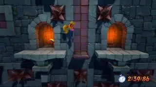 クラッシュ・バンディクー1HD DLC「あらしのしろ」4:09:54 TA ゴールド