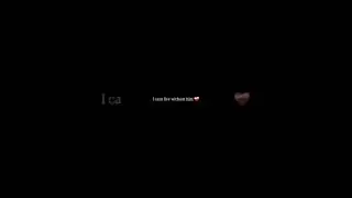 fear of losing him....i realised that