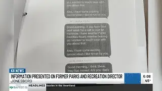 City council presented with concerns related to former parks and recreation director