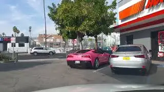 Angelyne pink corvette