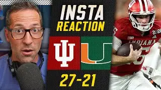 INDIANA WINS CFP NATIONAL CHAMPIONSHIP, 27-21... Our Insta-Reaction