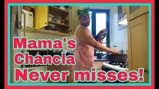 Mama's chancla never misses.