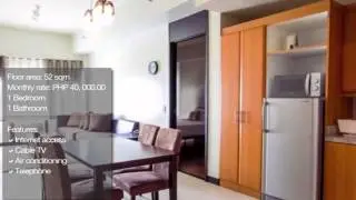 1BR Condo in Fairways Tower, Fort Bonifacio Global City, Philippines