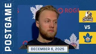 Alex Nylander | Post Game vs Grand Rapids Griffins | December 06, 2025
