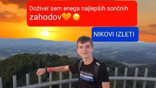 Eden najlepših sončnih zahodov, ki sem jih kdaj videl😱🥰-Stolp na Rudnici in Grad Podčetrtek❤️