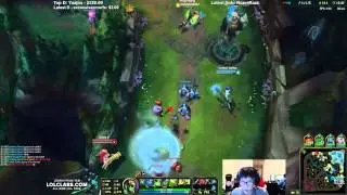 Doublelift duo Meteos - Twitch vs Tristana ADC - League of Legends