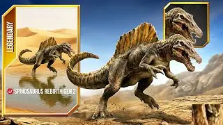 New Rebirth Spinosaurus Gen 2 Coming To Jurassic World The Game Soon In Future Updates