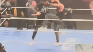 CM Punk GTS Roman Reigns off air after clip - WWE RAW & SMACKDOWN