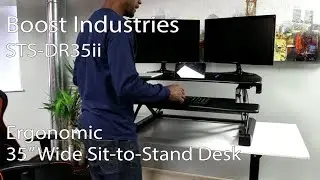 Standing desk - affordable standing desk! | Boost Industries STS-DR35ii standing desk