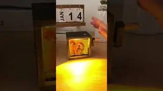 Hand-Crank Flipbook Box