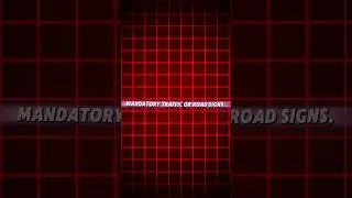 mandatory traffic or road signs 🚯|| #viral #youtubeshorts #trafficsings