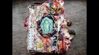 (Sold) Grungy Boho Botanical Junk Journal  