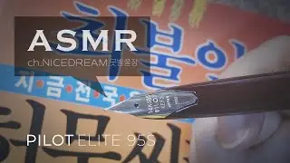 굿밤꿀잠, 파이로트 엘리트 95S 만년필로 써 보는 최불암 허무시리즈 ASMR
