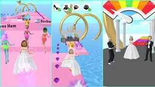 Bridal Rush! 👰💗🤵Best Funny All Levels Gameplay Android iOS ✅Level 1-10 | Wedding Game | iTopGamePlay