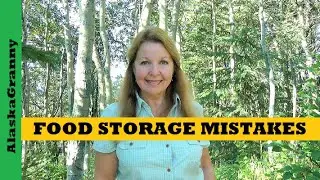 3 Biggest Food Storage Mistakes -  How to Store Food To Last Prepper Pantry