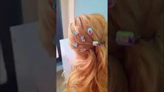 messy pony tail#shortvideo #hairstyle #viralshort