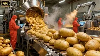 Inside a modern potato chip processing plant | a multi-million dollar industry that drives the world