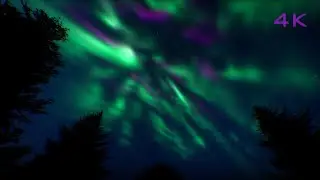 Aurora Borealis Timelapse 🌌 8 Hours | Northern Lights 4K Relaxing Night Sky