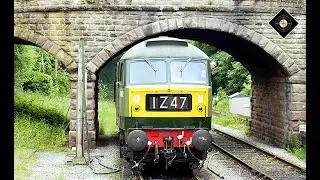Retro Class 47 D1842 @ Wirksworth EVR, 15/6/24 #preserved #diesel #train