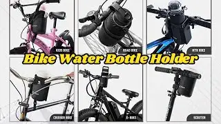 Bike Water Bottle Holder No Screws, Bicycle Cup Holder Handlebar, Drink Holder Bottle Cages for all