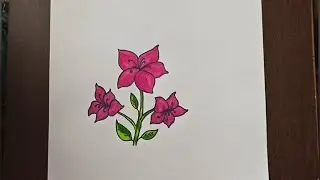 How to Draw an Azalea | Easy step by step Drawing for kids and beginners | #drawingforkids #kiddraws