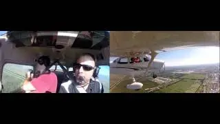 Frank Linero Pilot plus friend and neighbor Adam Flying N864CK KFXE KPMP Beautiful Morning