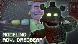 Modeling Adventure Dredbear - Blender Timelapse