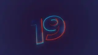 Counting 1-20 Digital High tech Special Effect Video Animation | Number video Clip