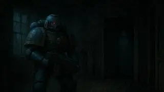 Space Marine Explores Haunted Farmhouse