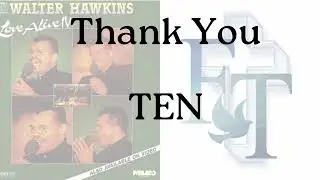 Thank You   Walter Hawkins TEN Vocal Part