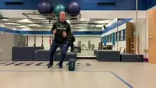 Lateral Hurdle Jump W/ Bounce