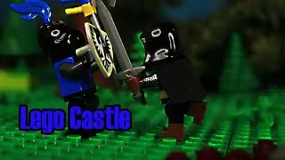 Lego Castle: Black Falcon Knight Vs Dark Forestmen/Lego Stop Motion
