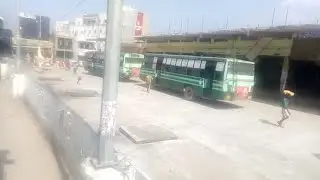 Theni New bus stand View from PRP bus | Colonel Pennycuick Bus stand | January 2021