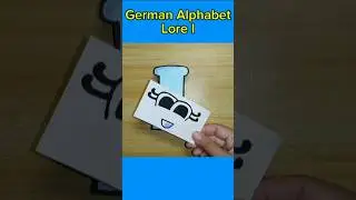 German Alphabet Lore I | DIY Paper Craft #coolcrafts #shorts #germanalphabetlorei
