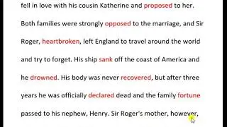 More to Read 2 kitabı İngilizce metin çevirisi | 1 - The Tichborn Case