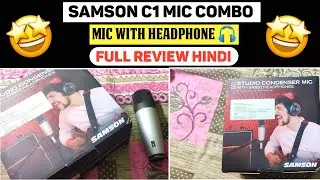 Samson C01 Condenser Mic Review | Samson C01 Mic And Headphone Combo | Hindi Review