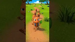 The Busy Little Ant 🐜 | 3D Animated Kids poem #NurseryRhymes #ToddlerSongs #kidspoem #kidsstories