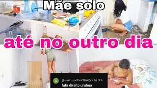 POR QUE MEU JEITO INCOMODA TANTO 🥺 MÃE SOLO | #faxina na cozinha tava um nojo fiz compras do mês