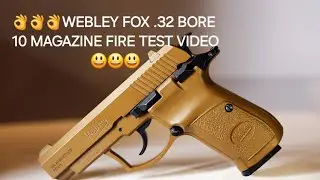👌👌👌😃AMAZING RESULTS Webley Fox .32 BORE 10 MAGAZINE FIRE TEST VIDEO #webley #fox #madeinindia