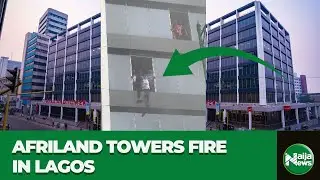Breaking News: Fire At UBA Afriland Towers, Lagos Marina| Naija News TV