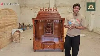 Gopuram mandir design 🛕🕉 | Latest teakwood temple designs | Pintrest minimal temple #templedesigns