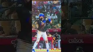 Triple Hist&oacute;rico de Emilio bonifacio empata con Manny mota 🔥💪 #tigres #tigresdellicey #legend