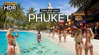 🇹🇭 4K HDR | Пхукет, Таиланд, 2026 | ЛУЧШИЙ красивый остров в мире | Полная пешеходная экскурсия