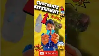 😱CHOCOLATE EXPERIMENT 🍫 😋 #minivlog #shorts